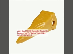 فولاد آلیاژ PC650 حفاری یک ریب شکستن یخ نوک دندان / دندان نقطه 209-70-54210TL-2