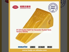 PC120 دندان های سطل برای قطعات سطل حفاری کارخانه مستقیما