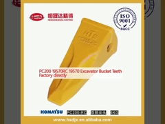 PC200 19570RC 19570 کارخانه دندان های سطل حفاری مستقیما