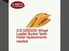 JCB 53103205 لودر چرخ دندانهای سطل نیاز به تعویض کمتر