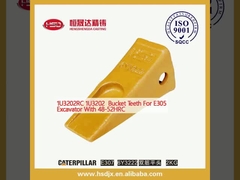 1U3202RC 1U3202 دندان های سطل برای حفاری E305 با 48-52HRC