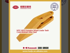 N012 N022 چرخ بارگذاری حفاری دندان های فولاد آلیاژ مقاوم به ترک