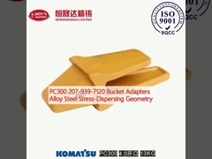 PC300 207-939-7120 آداپتورهای سطل آلیاژ فولاد هندسه تفرق فشار