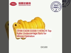 EX100 EX200 EX300-1 HITACHI قطعات زیرروی رولر بالا برای عملیات معدن