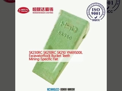 SK230RC SK210RC SK210 YN69S00IL ExcavatorRock Bucket Teeth Flat مخصوص معدن