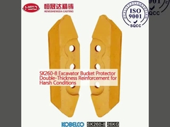 SK260-8 محافظ سطل حفاری تقویت دو ضخامت برای شرایط سخت