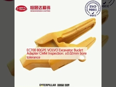 EC700 80GPE VOLVO Excavator Buckrt Adapter CMM بررسی: ± 0.02mm تحمل سوراخ