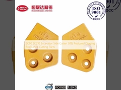 EC60 EC210 قطعات برش طرف حفاری 30٪ مقاومت حفاری کاهش یافته