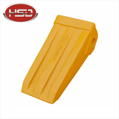 PC400-4 حفاری آلیاژ فولاد جایگزین سطل دندان رنگ زرد