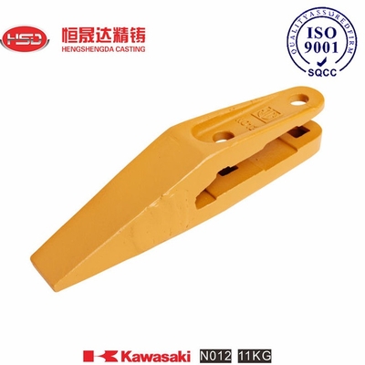 N012 Kawasaki Excavator Wheel Loader دندان های فولاد آلیاژ مقاوم به ترک