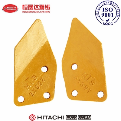 EX55 EX70 EX80 EX120 HITACHI حفاری قطعه کنار اصلاح شده زاویه دندان تیغه