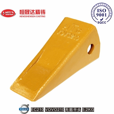 EC210 EC210RC 14530544 VOLVO دندان های سطل مسطح طراحی نوک ماژولار