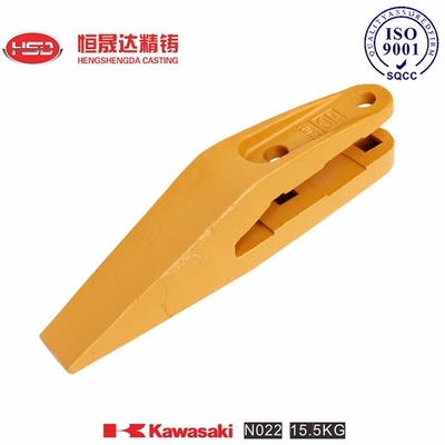 N022 Kawasaki Excavator Loader دندانهای دو سخت بودن مناطق سخت لبه پایه سخت