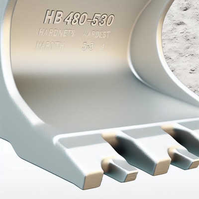 HB 480-530 سختی دندانهای سطل حفاری با عرض استاندارد و 3- 5 سختی